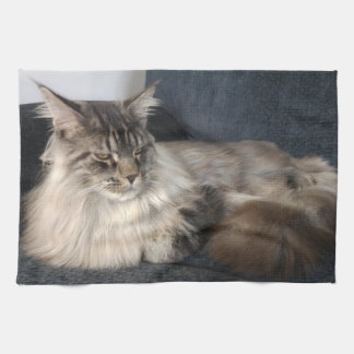 Maine Coon Cat Tea Towel Theedoek