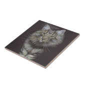 Maine Coon Cat Tegeltje (Zijkant)