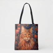 Maine Coon cat Tote Bag (Voorkant)