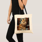 Maine Coon cat Tote Bag (Voorkant (product))