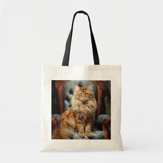 Maine Coon cat Tote Bag (Voorkant)