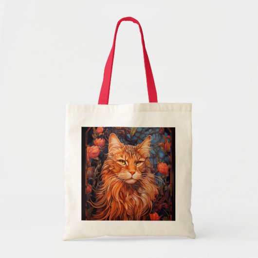 Maine Coon cat Tote Bag (Voorkant)