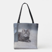 Maine Coon Cat Tote Bag (Achterkant)