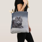 Maine Coon Cat Tote Bag (Dichtbij)