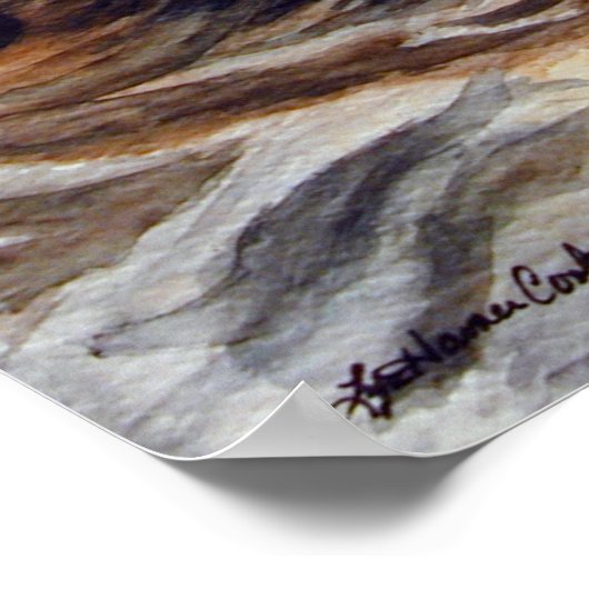 Maine Coon Cat wall Poster Print (Hoek)