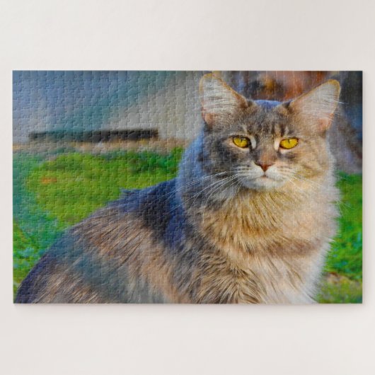 Maine Coon Cats. Jigzaag Puzzle Legpuzzel (Horizontaal)