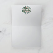 Maine Coon Christmas Cookies Card Kaart (Binnen)