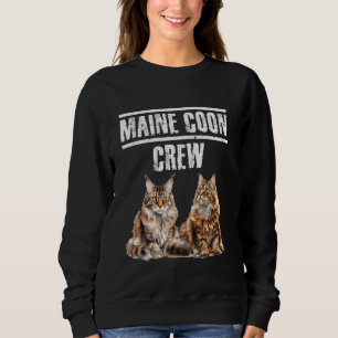Maine Coon CREW Funny Maine Coon Katten Eigenaar Trui