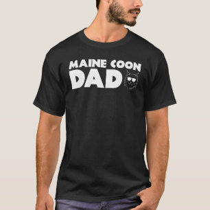 Maine Coon Dad Funny Maine Coon Cat Dad's D T-shirt