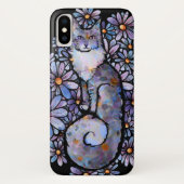Maine Coon Dilute Calico Cat Paars Case-Mate iPhone Case (Achterkant)