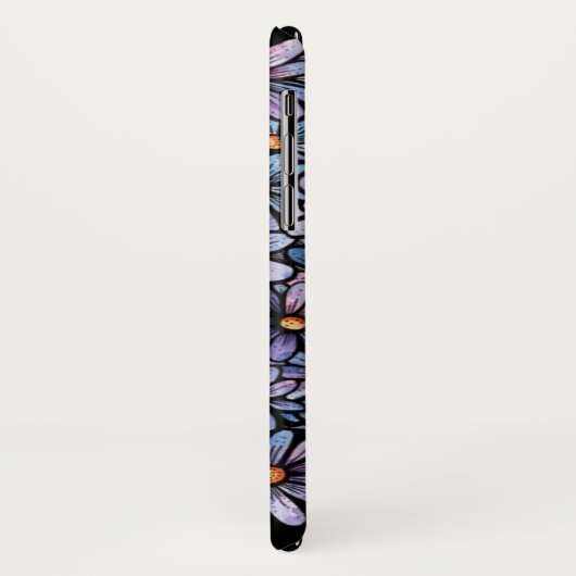 Maine Coon Dilute Calico Cat Paars Case-Mate iPhone Case (Achterkant/links)