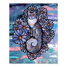 Maine Coon Dilute Calico Cat Paars