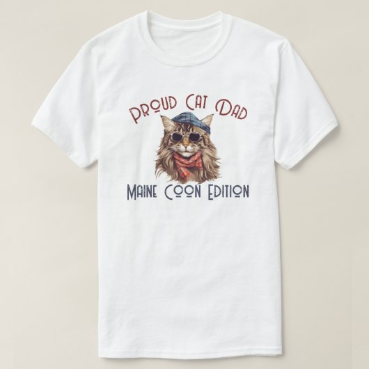 Maine Coon Editie T-shirt (Design voorkant)