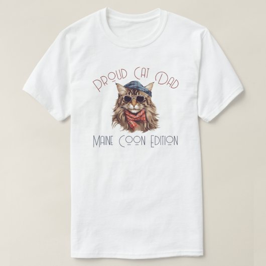 Maine Coon Editie T-shirt (Design voorkant)