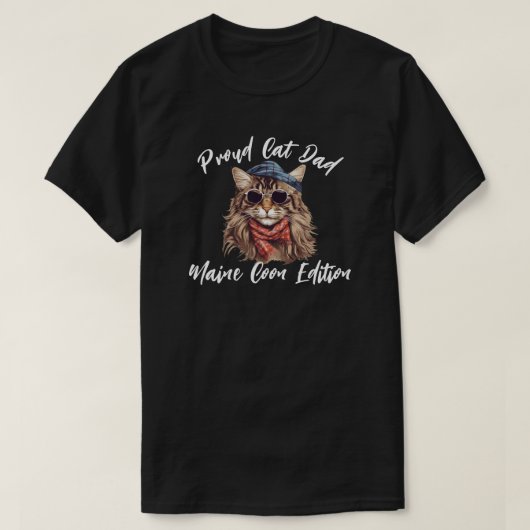 Maine Coon-editie T-shirt (Design voorkant)