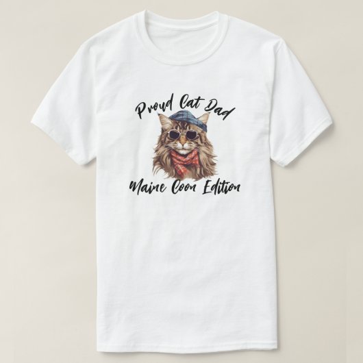 Maine Coon Editie T-shirt (Design voorkant)