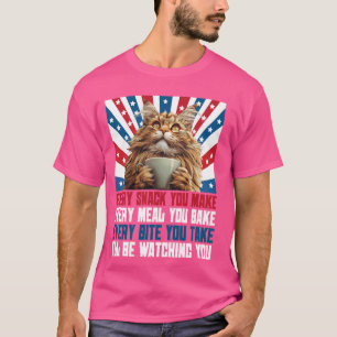 Maine Coon ELKE SNACK DIE JE MAKT ELKE MAALTIJD Gr T-shirt