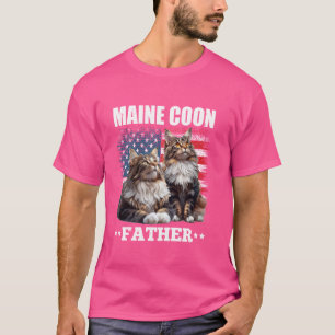 MAINE COON FATHER America Maine Coon Owner Verenig T-shirt
