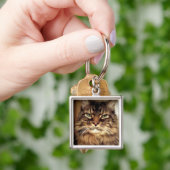 Maine Coon Foto / Crabby Cat Sleutelhanger (Hand)