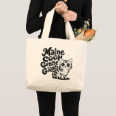 Maine Coon Gentle Giants Cat Grote Tote Bag (Voorkant (product))