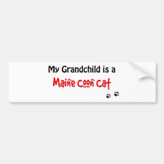 Maine Coon Grandchild Bumpersticker