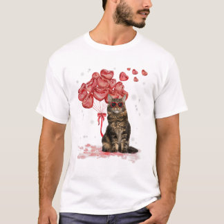 Maine Coon Heart Valentijns T-shirt