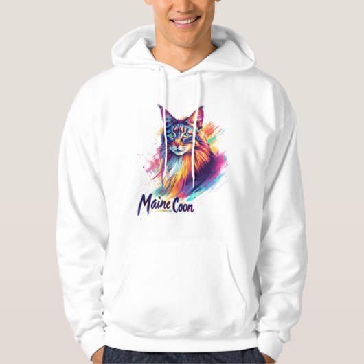 Maine Coon Hoodie (Voorkant)