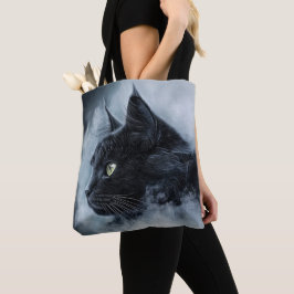 Maine coon in de mist tote bag