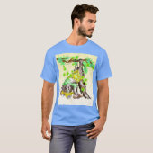 maine coon in de zomer t-shirt (Voorkant volledig)