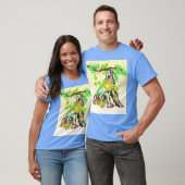 maine coon in de zomer t-shirt (Unisex)