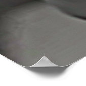 Maine Coon in een zwart pak en Stropdas Poster (Hoek)