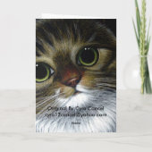 MAINE COON KAART AANPASSEN (Achterkant)