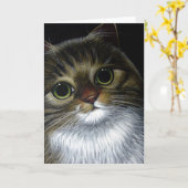 MAINE COON KAART AANPASSEN (Gele Bloem)