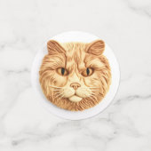 Maine Coon Kat 3D Geïnspireerd Confetti (Kleine voorkant)