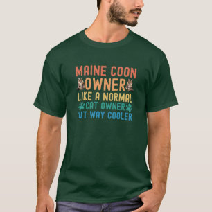 Maine Coon Kat Eigenaar T-shirt