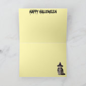 Maine Coon Kat Heks Halloween Kaart (Binnen)