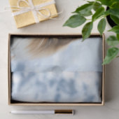 Maine Coon kat in een besneeuwde wildernis portret Tissuepapier (Geschenk)