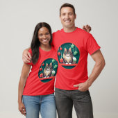 Maine Coon Kat Kerst Ornament T-shirt (Unisex)