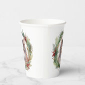 Maine Coon Kat Kerstkrans Feestelijke Kitten Papieren Bekers (Rechts)