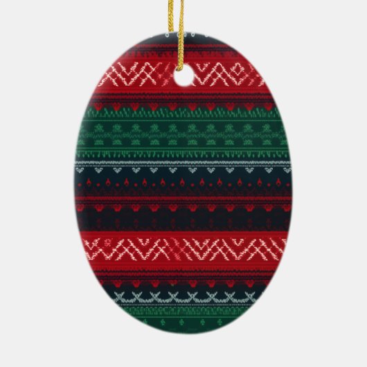 Maine Coon kat Kerstmis Keramisch Ornament (Achterkant)