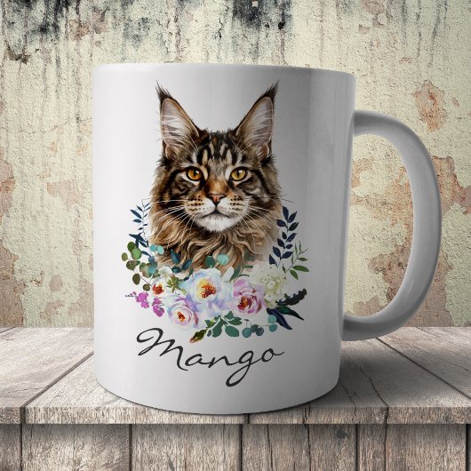 Maine Coon Kat Koffiemok
