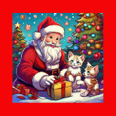 Maine Coon kat met rood wit blauw aura en sterren Porselein Kop