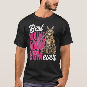 Maine Coon Kat Moeder Beste Maine Coon Moeder Ooit T-shirt