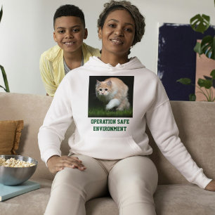 Maine Coon Kat Op Asma Persoonlijke Groene Tekst H Hoodie