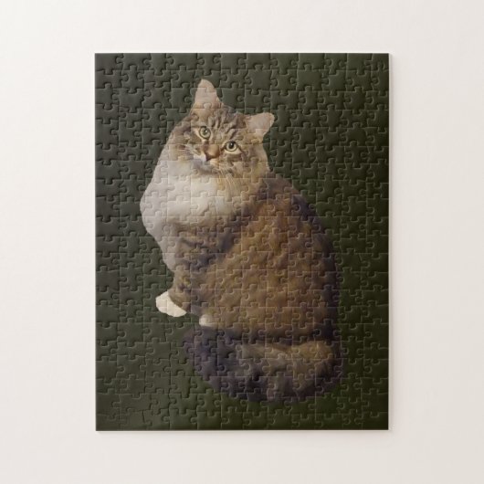 Maine Coon Kat Portret Legpuzzel (Verticaal)