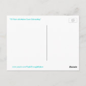 Maine Coon kat slapen Briefkaart (Achterkant)