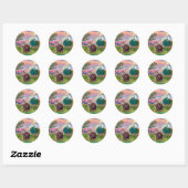 Maine Coon Kat - Wolkenengel Ronde Sticker (Vel)