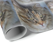Maine Coon Kat Wrappapier Cadeaupapier (Rol Hoek)