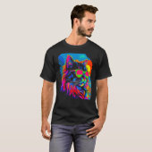 Maine Coon Kat Zomer T-shirt (Voorkant volledig)