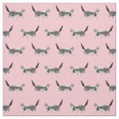 maine coon katroze stof (Swatch)